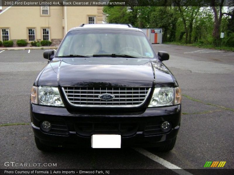 Black Clearcoat / Medium Parchment 2002 Ford Explorer Limited 4x4