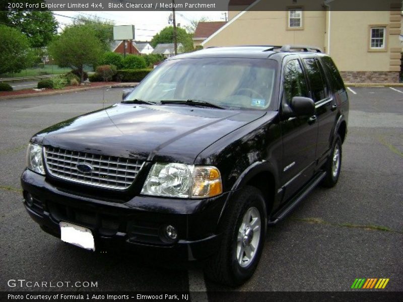 Black Clearcoat / Medium Parchment 2002 Ford Explorer Limited 4x4
