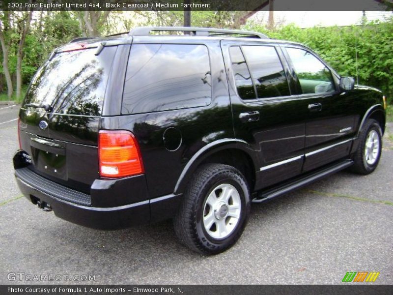 Black Clearcoat / Medium Parchment 2002 Ford Explorer Limited 4x4