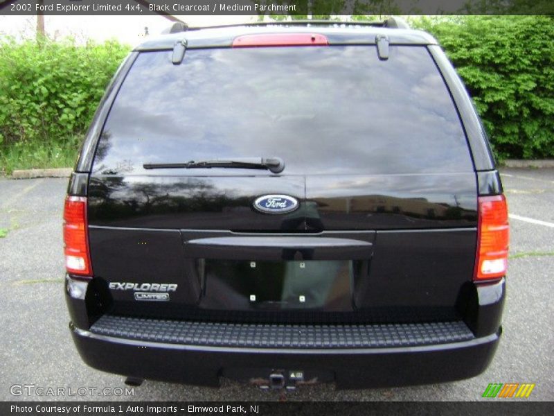 Black Clearcoat / Medium Parchment 2002 Ford Explorer Limited 4x4