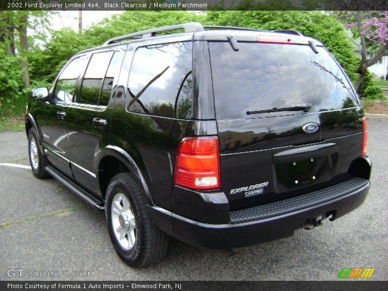 Black Clearcoat / Medium Parchment 2002 Ford Explorer Limited 4x4