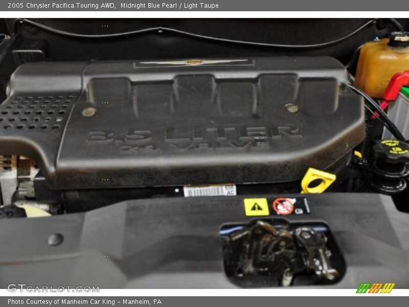 Midnight Blue Pearl / Light Taupe 2005 Chrysler Pacifica Touring AWD