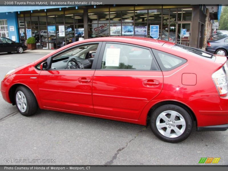 Barcelona Red Metallic / Bisque 2008 Toyota Prius Hybrid