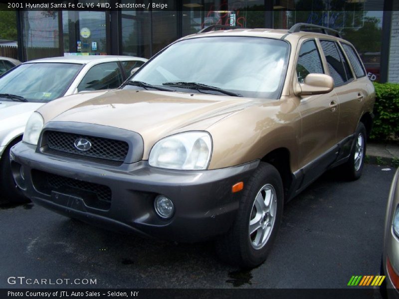 Sandstone / Beige 2001 Hyundai Santa Fe GL V6 4WD