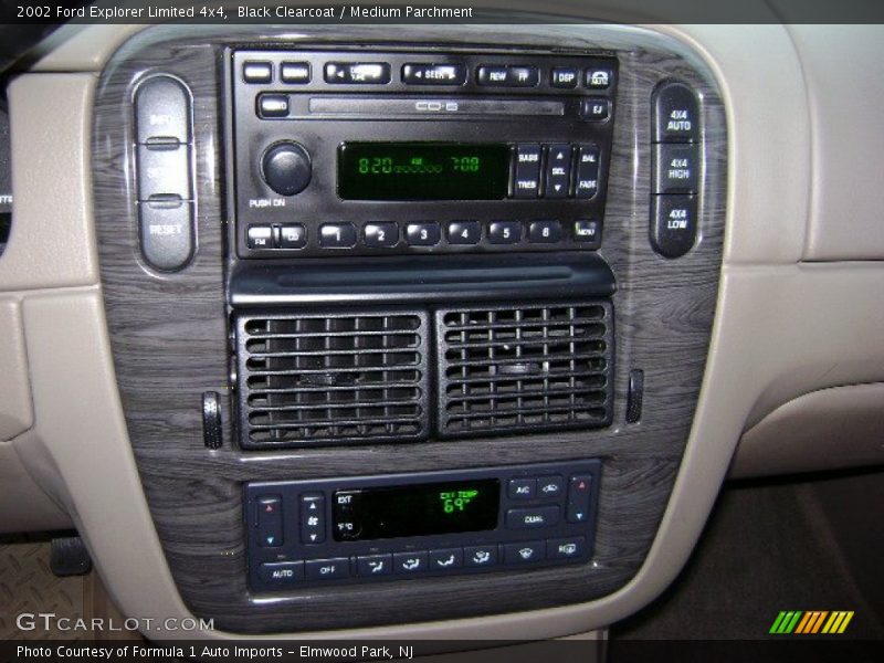 Controls of 2002 Explorer Limited 4x4