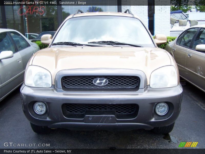 Sandstone / Beige 2001 Hyundai Santa Fe GL V6 4WD