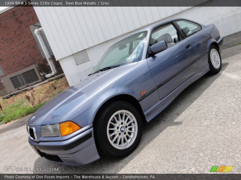 Steel Blue Metallic / Grey 1999 BMW 3 Series 328is Coupe