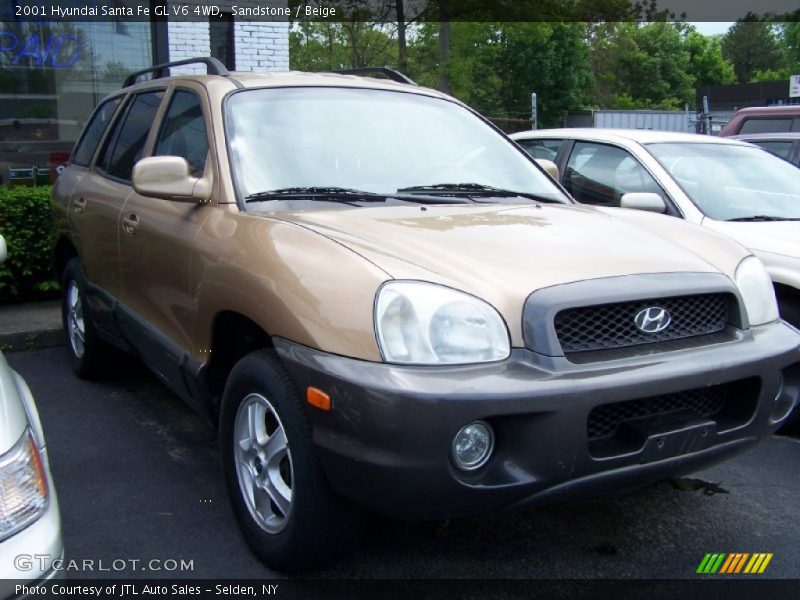Sandstone / Beige 2001 Hyundai Santa Fe GL V6 4WD