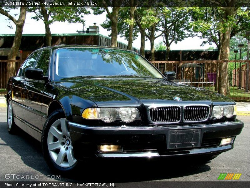 Jet Black / Black 2001 BMW 7 Series 740iL Sedan