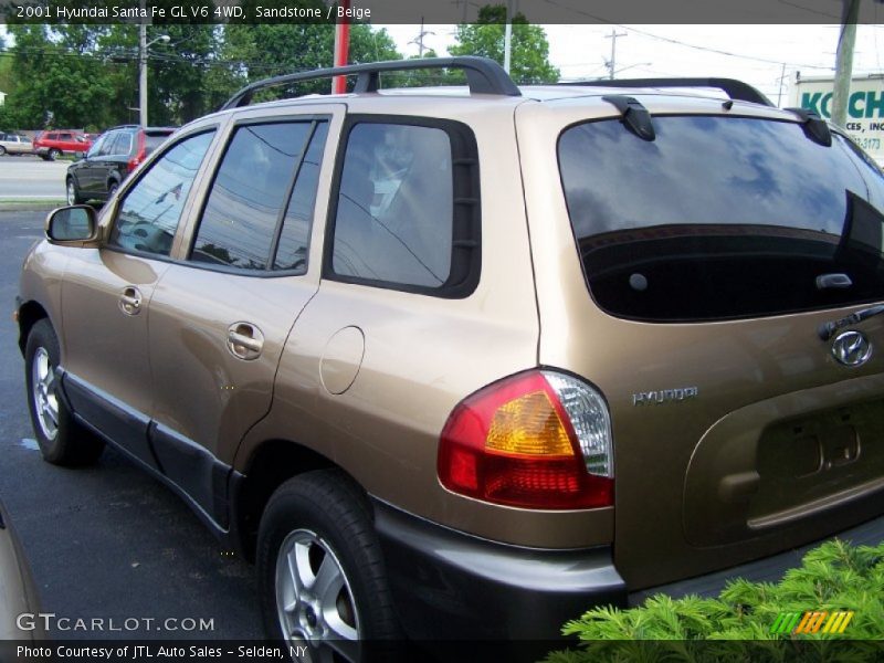 Sandstone / Beige 2001 Hyundai Santa Fe GL V6 4WD