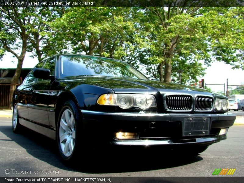 Jet Black / Black 2001 BMW 7 Series 740iL Sedan