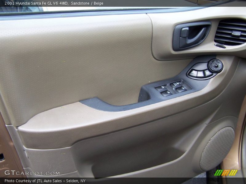 Sandstone / Beige 2001 Hyundai Santa Fe GL V6 4WD