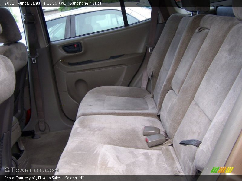 Sandstone / Beige 2001 Hyundai Santa Fe GL V6 4WD
