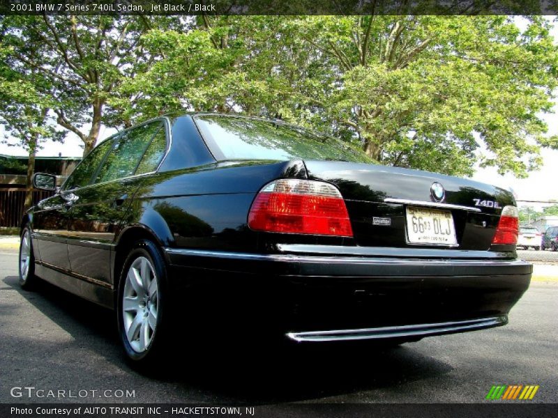 Jet Black / Black 2001 BMW 7 Series 740iL Sedan