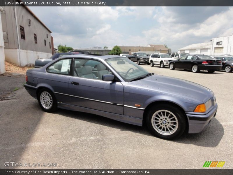 Steel Blue Metallic / Grey 1999 BMW 3 Series 328is Coupe