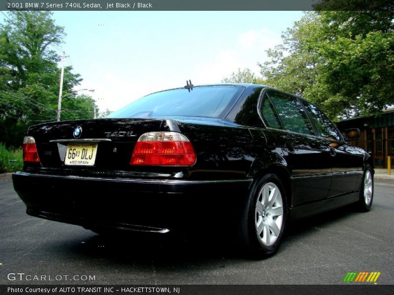 Jet Black / Black 2001 BMW 7 Series 740iL Sedan