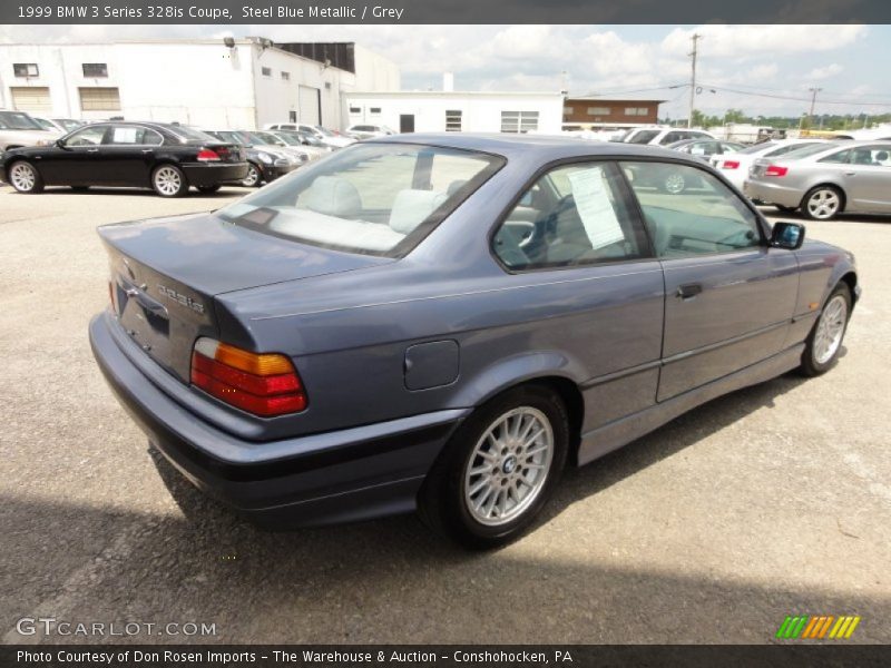 Steel Blue Metallic / Grey 1999 BMW 3 Series 328is Coupe