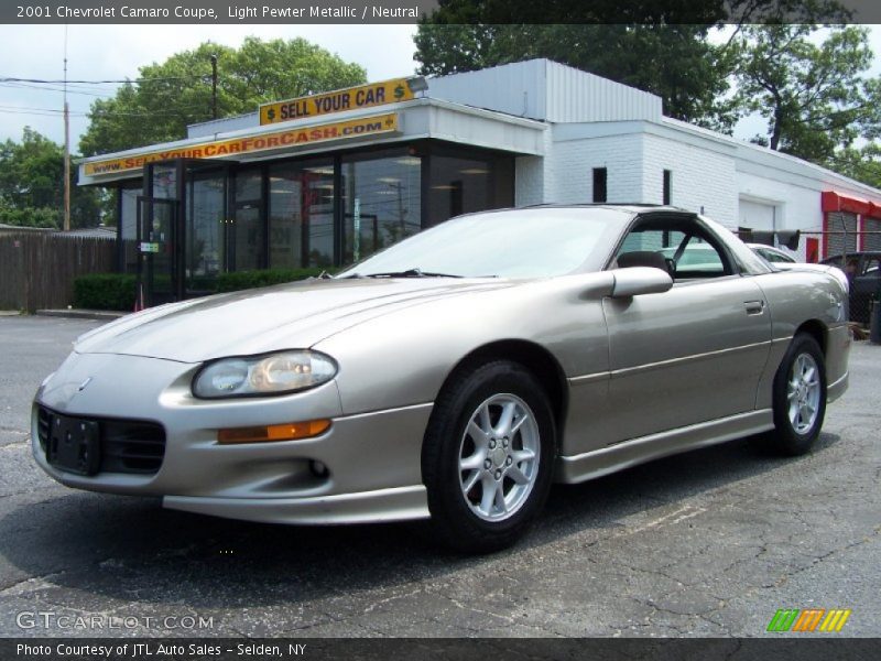 Light Pewter Metallic / Neutral 2001 Chevrolet Camaro Coupe