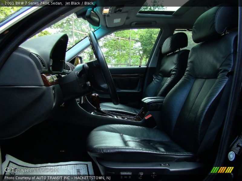 Jet Black / Black 2001 BMW 7 Series 740iL Sedan