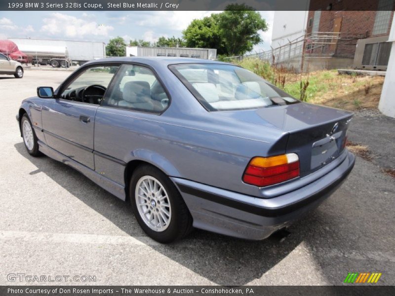 Steel Blue Metallic / Grey 1999 BMW 3 Series 328is Coupe