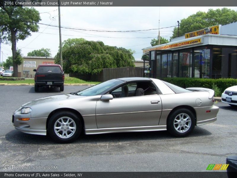 Light Pewter Metallic / Neutral 2001 Chevrolet Camaro Coupe