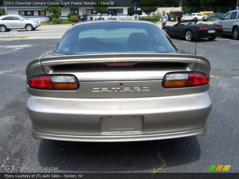 Light Pewter Metallic / Neutral 2001 Chevrolet Camaro Coupe