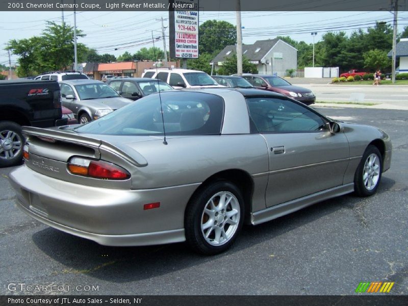 Light Pewter Metallic / Neutral 2001 Chevrolet Camaro Coupe