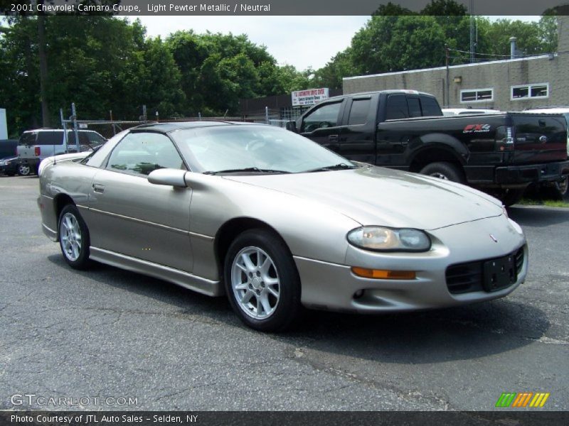 Light Pewter Metallic / Neutral 2001 Chevrolet Camaro Coupe