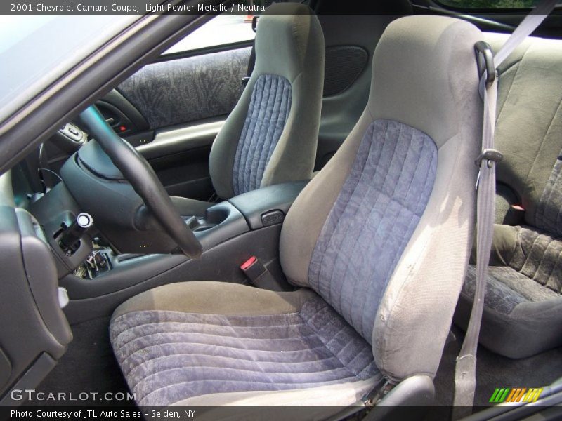 Light Pewter Metallic / Neutral 2001 Chevrolet Camaro Coupe