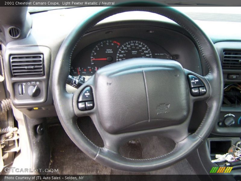 Light Pewter Metallic / Neutral 2001 Chevrolet Camaro Coupe