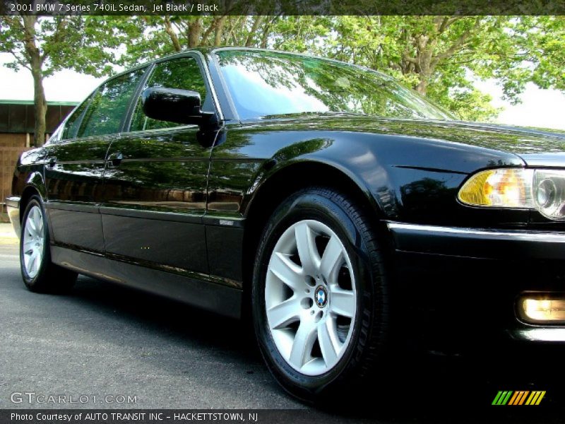 Jet Black / Black 2001 BMW 7 Series 740iL Sedan