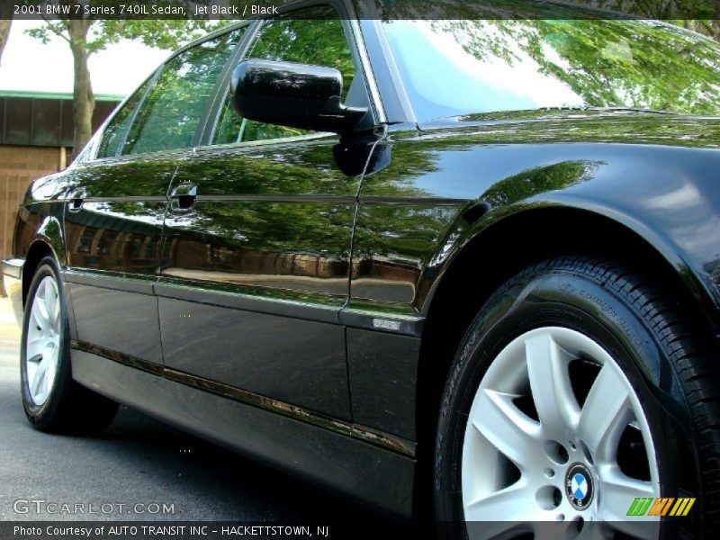 Jet Black / Black 2001 BMW 7 Series 740iL Sedan