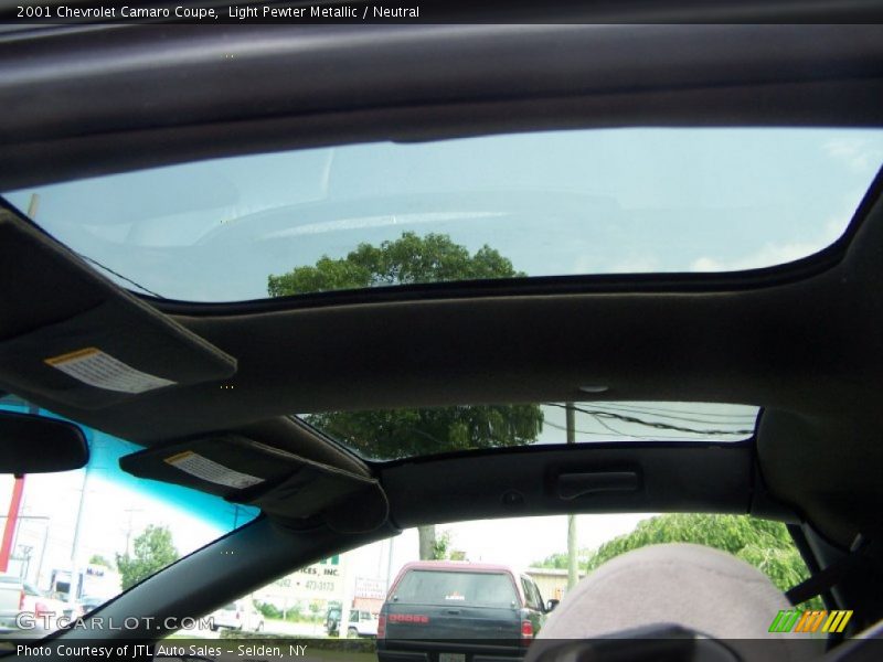 Light Pewter Metallic / Neutral 2001 Chevrolet Camaro Coupe