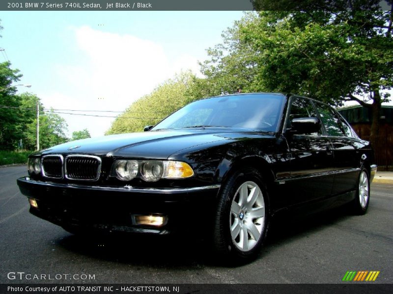 Jet Black / Black 2001 BMW 7 Series 740iL Sedan