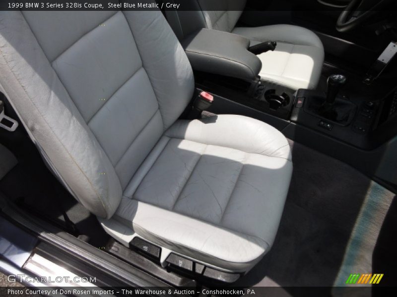 Steel Blue Metallic / Grey 1999 BMW 3 Series 328is Coupe