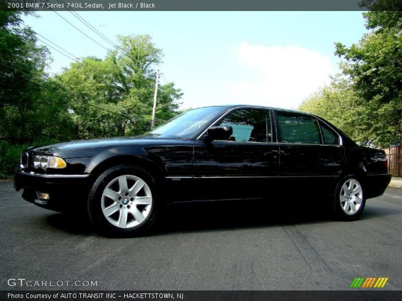 Jet Black / Black 2001 BMW 7 Series 740iL Sedan