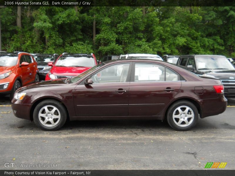 Dark Cinnamon / Gray 2006 Hyundai Sonata GLS