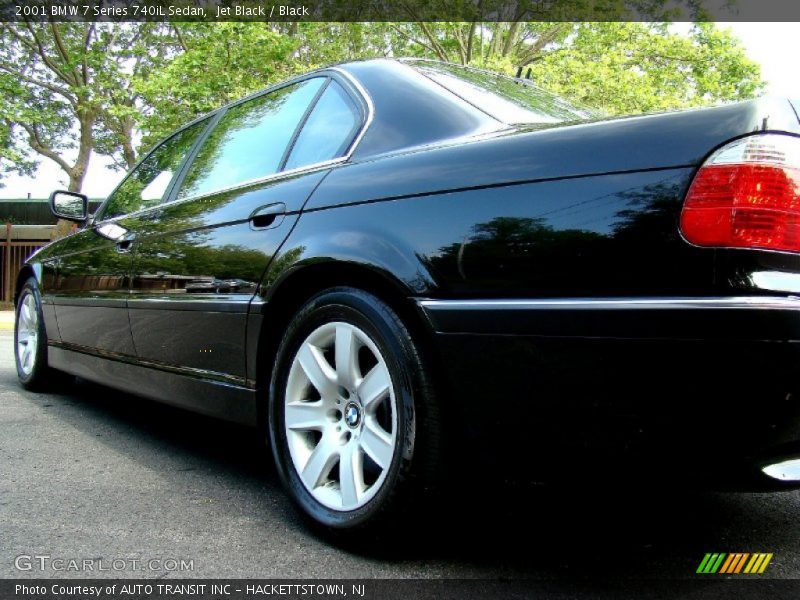 Jet Black / Black 2001 BMW 7 Series 740iL Sedan