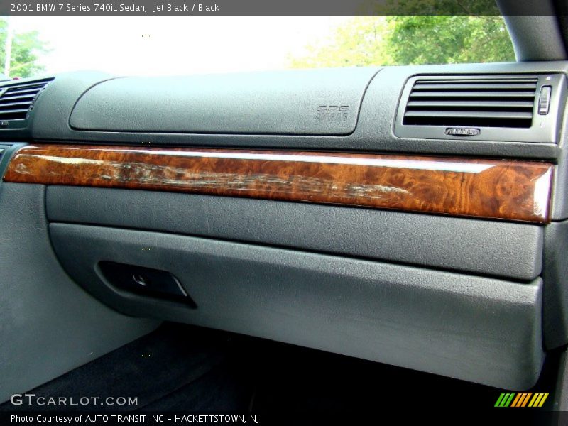 Jet Black / Black 2001 BMW 7 Series 740iL Sedan