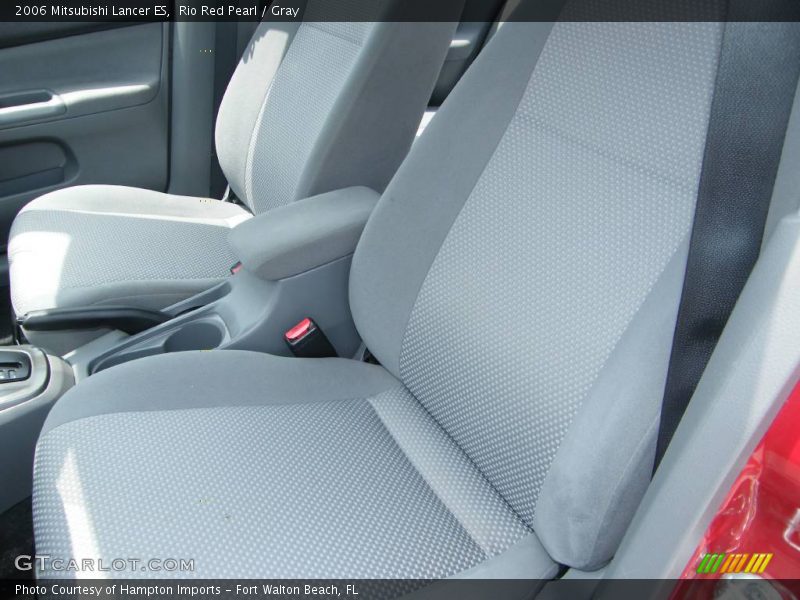 Rio Red Pearl / Gray 2006 Mitsubishi Lancer ES