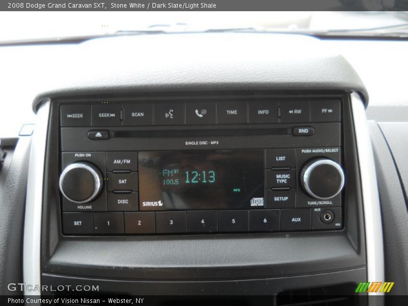 Stone White / Dark Slate/Light Shale 2008 Dodge Grand Caravan SXT