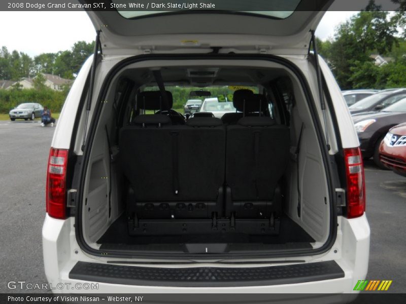 Stone White / Dark Slate/Light Shale 2008 Dodge Grand Caravan SXT