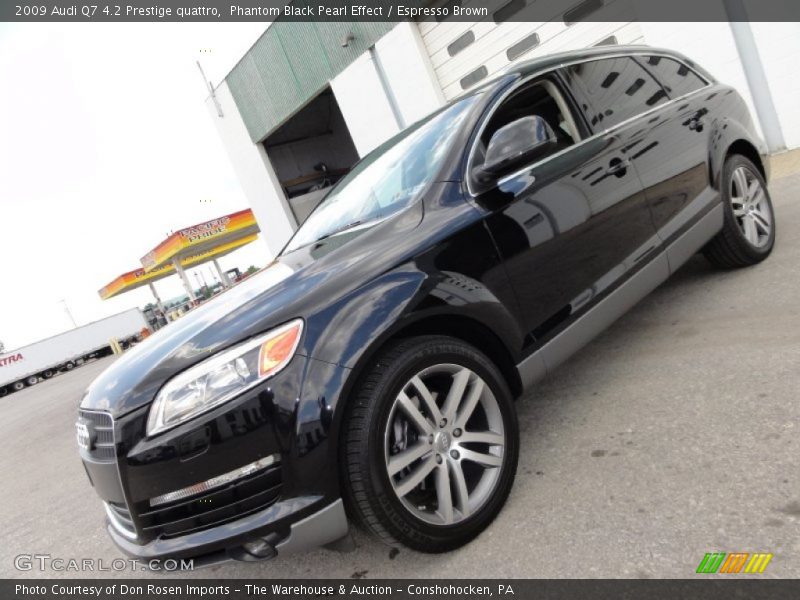 Phantom Black Pearl Effect / Espresso Brown 2009 Audi Q7 4.2 Prestige quattro