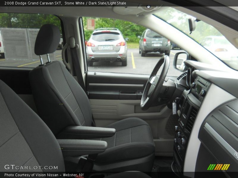 Stone White / Dark Slate/Light Shale 2008 Dodge Grand Caravan SXT