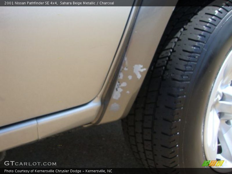 Sahara Beige Metallic / Charcoal 2001 Nissan Pathfinder SE 4x4