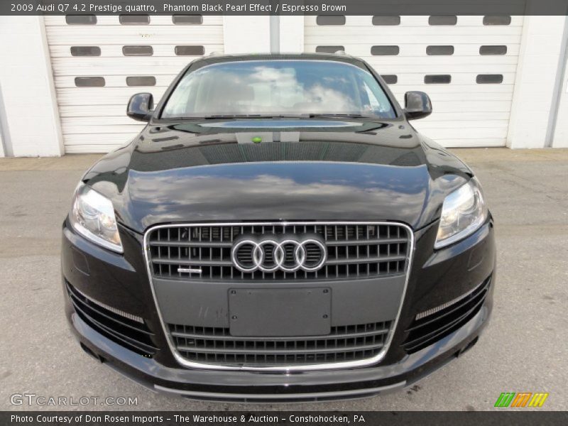 Phantom Black Pearl Effect / Espresso Brown 2009 Audi Q7 4.2 Prestige quattro