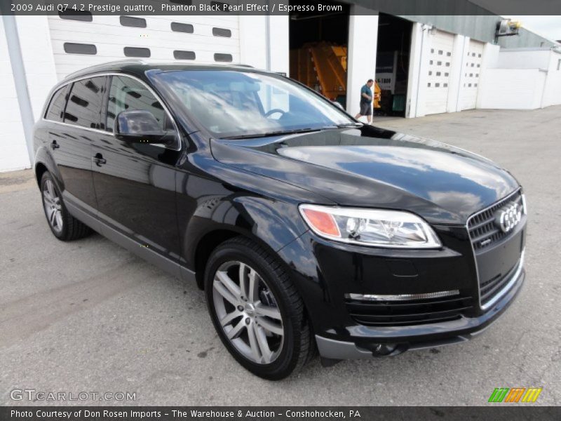 Phantom Black Pearl Effect / Espresso Brown 2009 Audi Q7 4.2 Prestige quattro