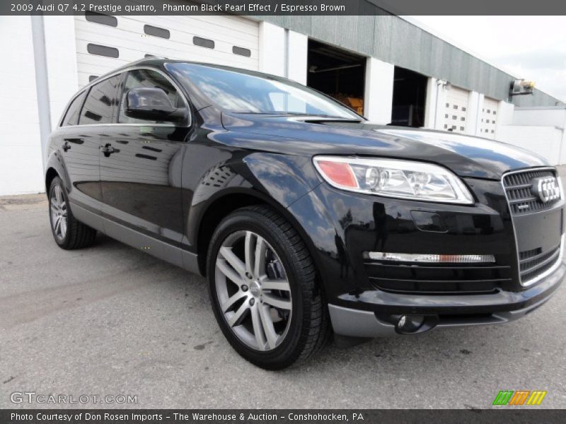 Phantom Black Pearl Effect / Espresso Brown 2009 Audi Q7 4.2 Prestige quattro