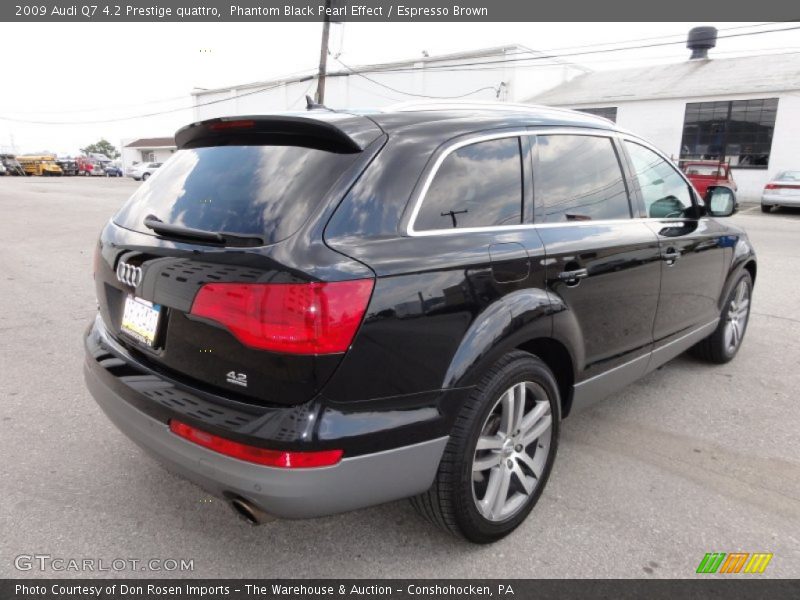 Phantom Black Pearl Effect / Espresso Brown 2009 Audi Q7 4.2 Prestige quattro