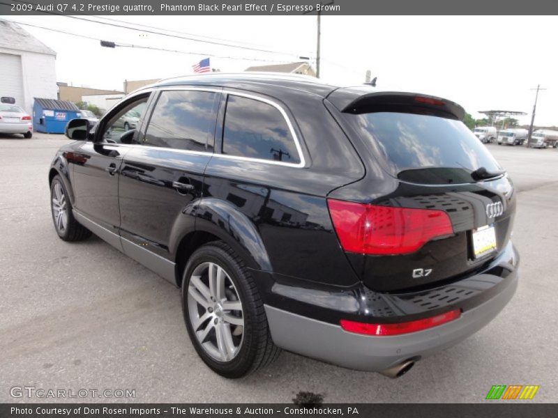 Phantom Black Pearl Effect / Espresso Brown 2009 Audi Q7 4.2 Prestige quattro